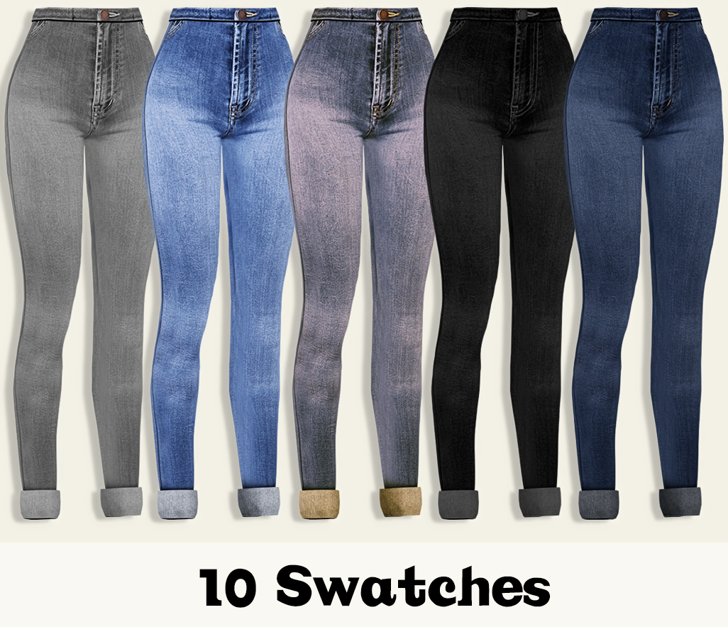 the sims 4 custom content high waisted jeans the sims 4 custom content high waisted jeans
