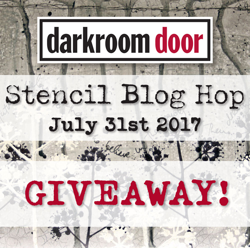 SewPaperPaint Darkroom Door Stencil Blog Hop