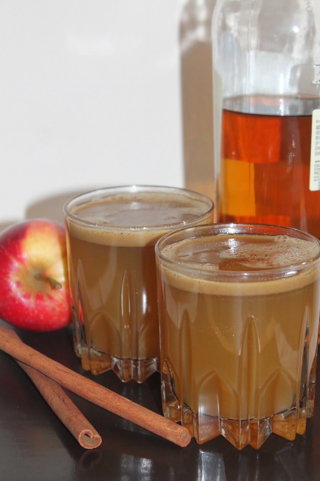 Savory Moments Hot buttered spiced apple cider with rum