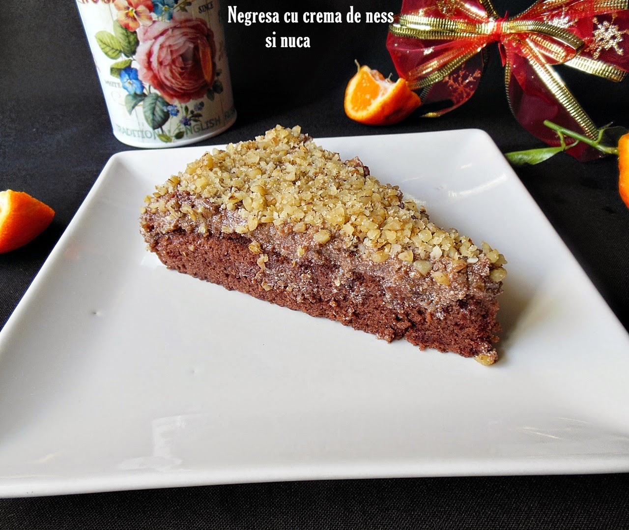 Negresa cu crema de ness si nuca