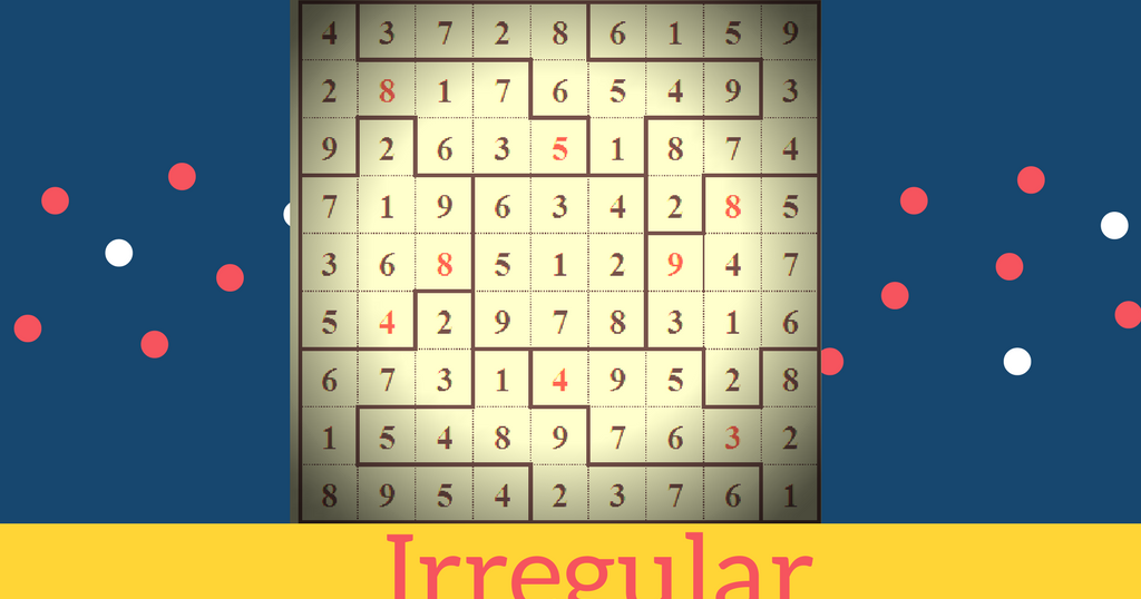 Irregular Sudoku Puzzles Main Page Fun With Puzzles