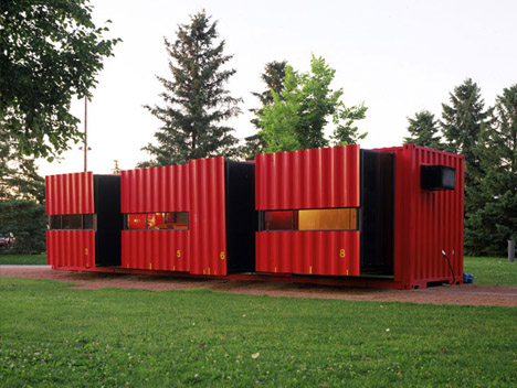 LOOKINGblog: 40-Feet Cargo Containers . Small-Home Spaces