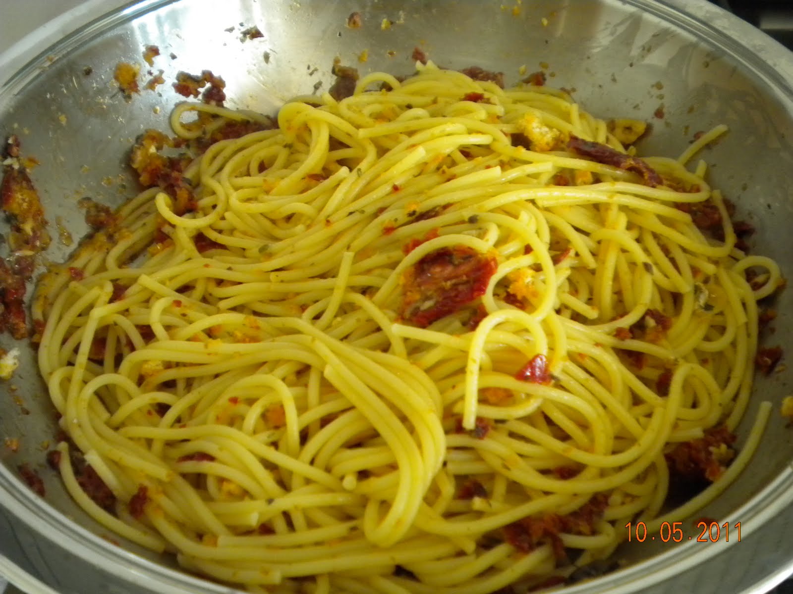 PASTA SARDE E POMODORI SECCHI!!!!