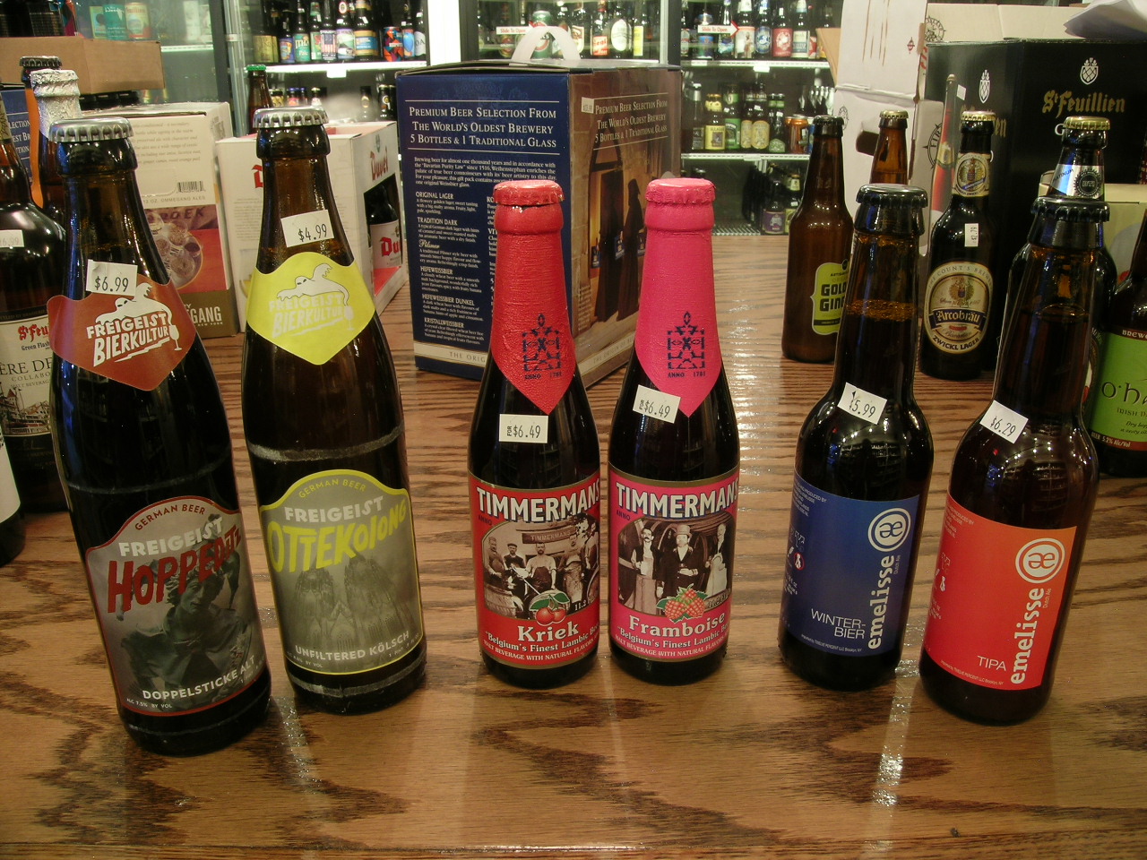 City Swiggers Six European beers, 3 breweries, new at City Swiggers