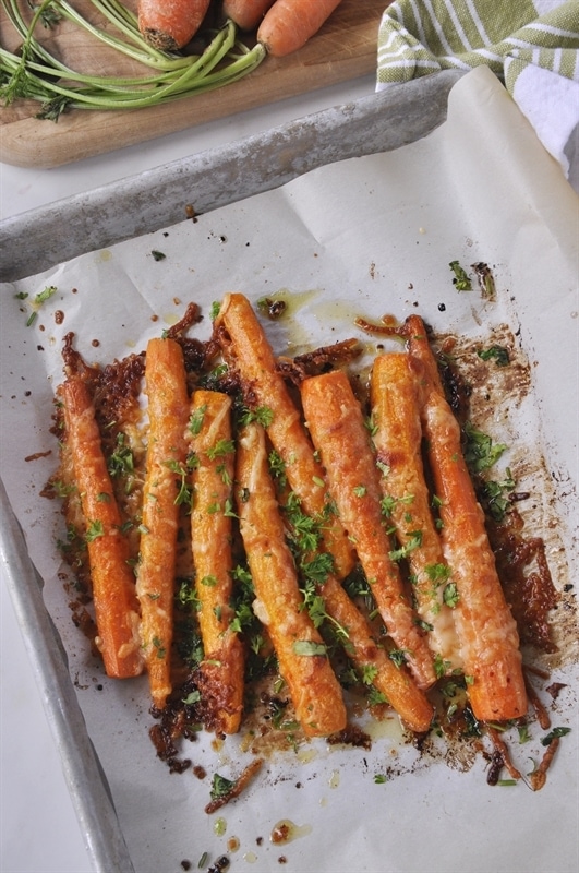 Parmesan Roasted Carrots NEWS RECIPES