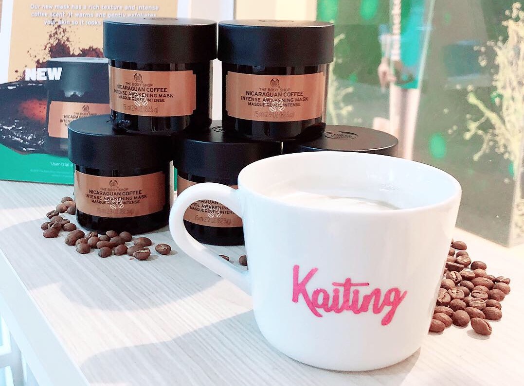 The Body Shop New Nicaraguan Coffee Mask Kaiting Hearts