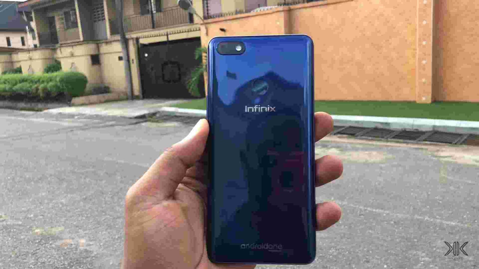 The back of the Infinix Note 5