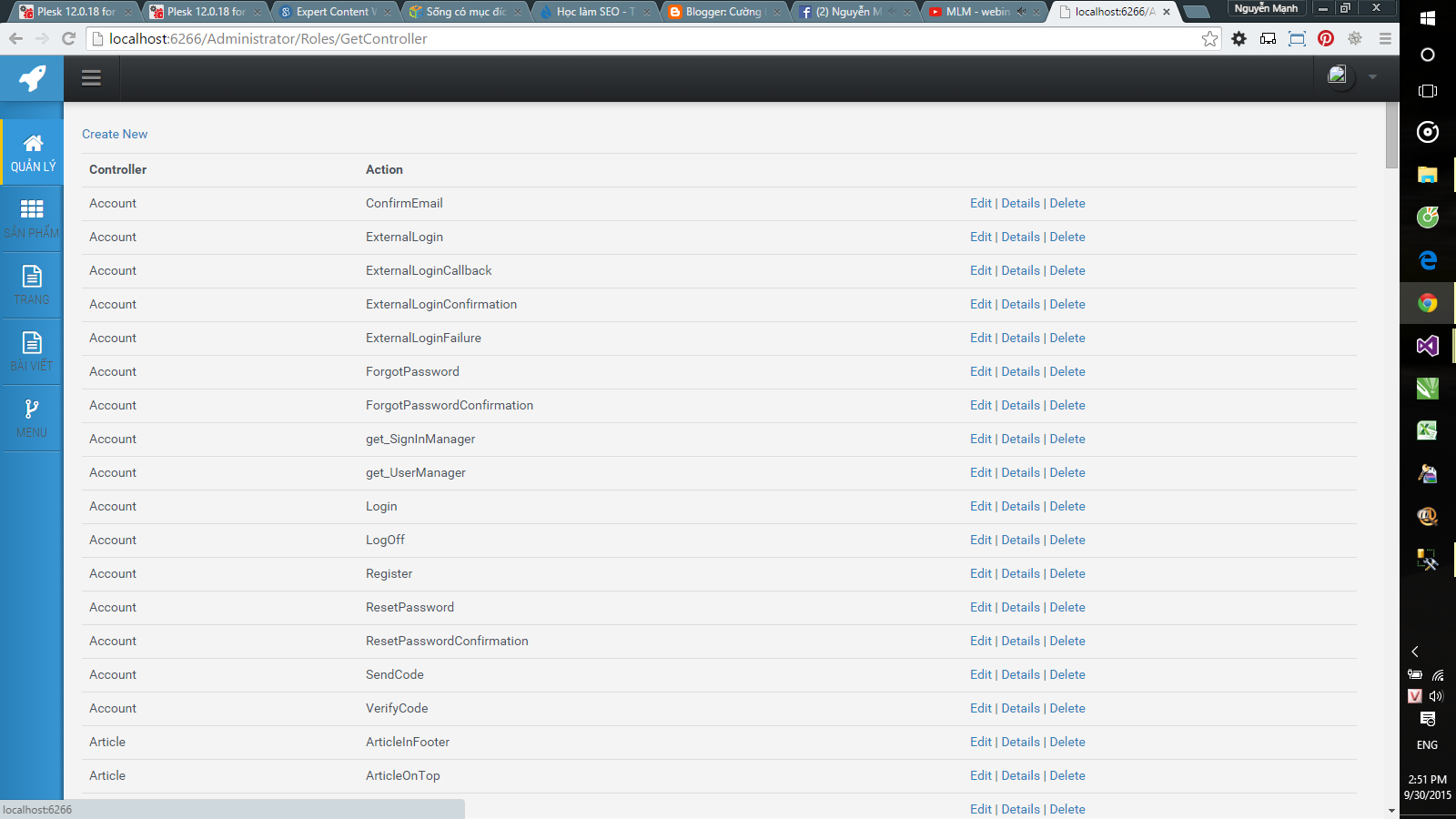 MVC 5 Authentication Filters Phân quyền cho action và