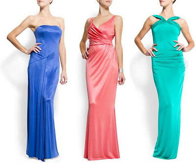 vestidos largos y formales de mango 2012