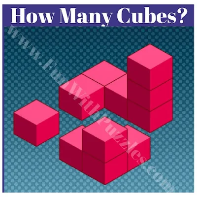 How many cubes are there in picture puzzle?