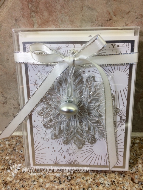 Christmas Pines, Year Of Cheer, Foil Snowflake, Stampin'Up! Clear Acetate Box