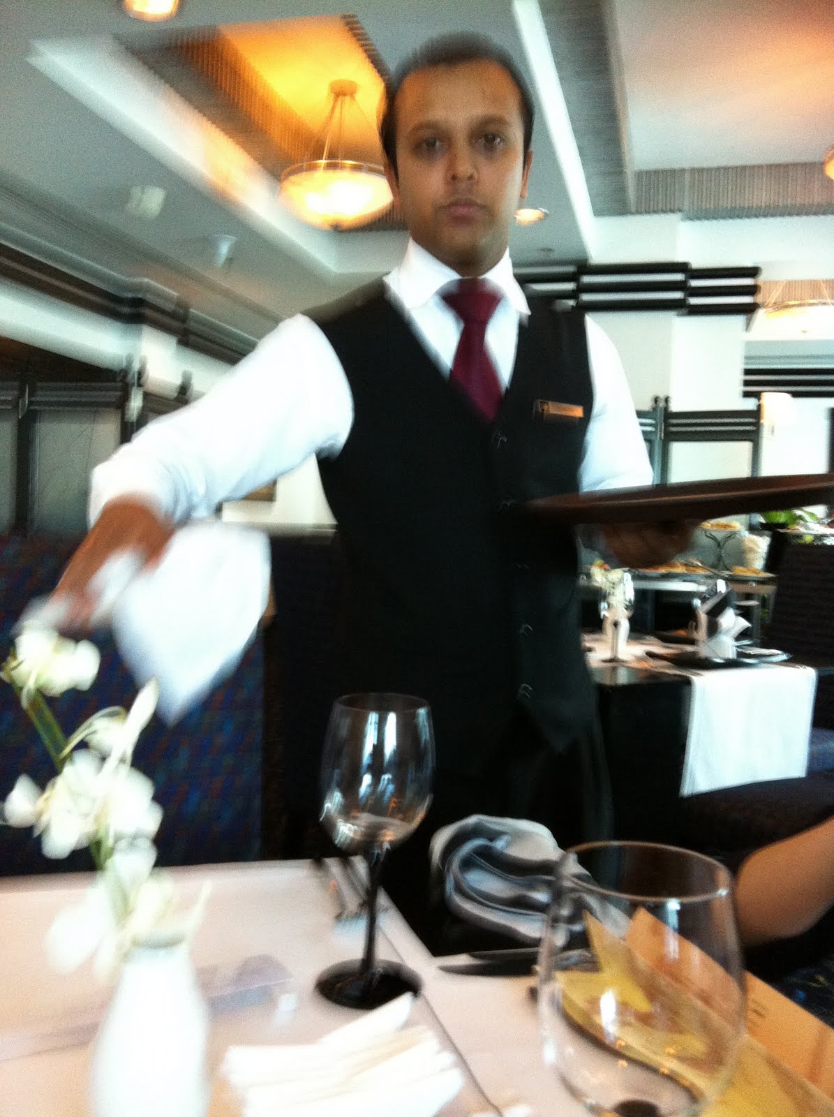 Qatar Culture Club CHOPSTICKS Restaurant in Wyndham Hotel An unusual