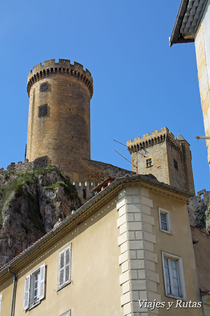 Subida al castillo de Foix