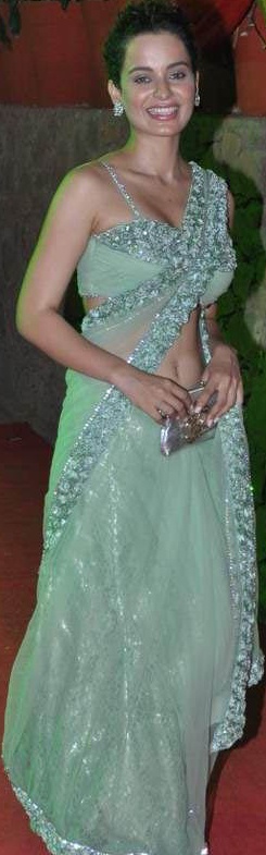 filmstar4u: Bollywood Actress Kangana Ranaut in Hot Saree