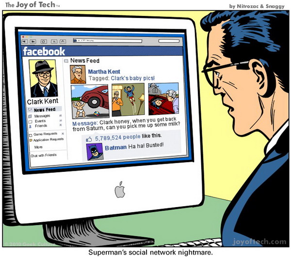 Superman&#39;s Worst Nightmare Is His Facebook Account [Superheroes] - The Geek  Twins
