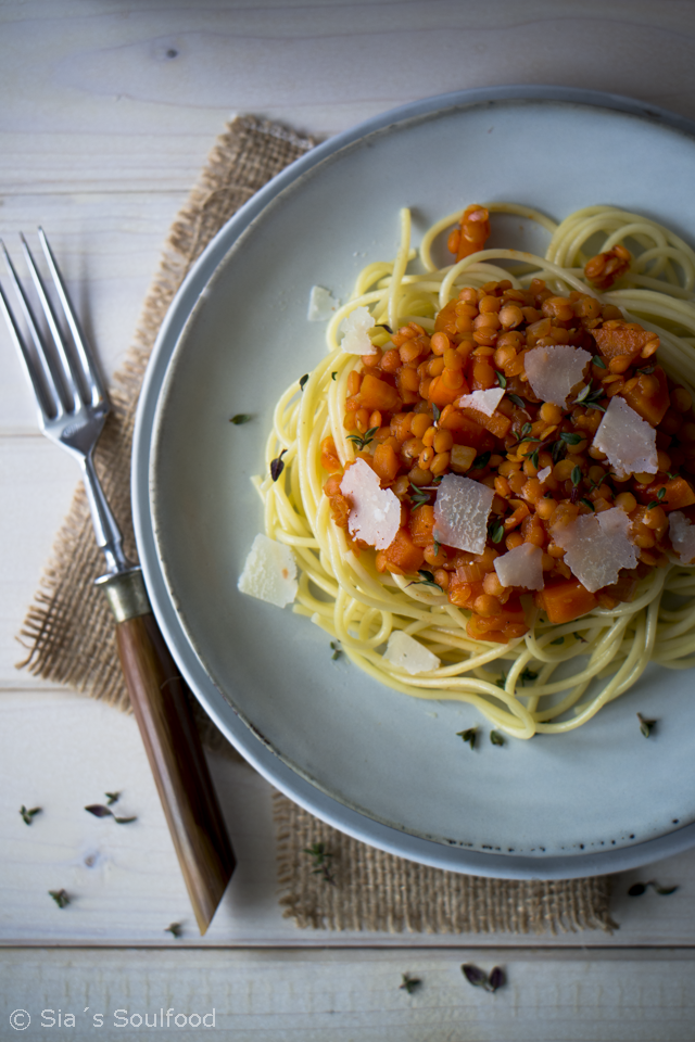 sia´s soulfood foodblog: Spaghetti mit Linsen-Sauce sia´s soulfood foodblog: Spaghetti mit Linsen-Sauce