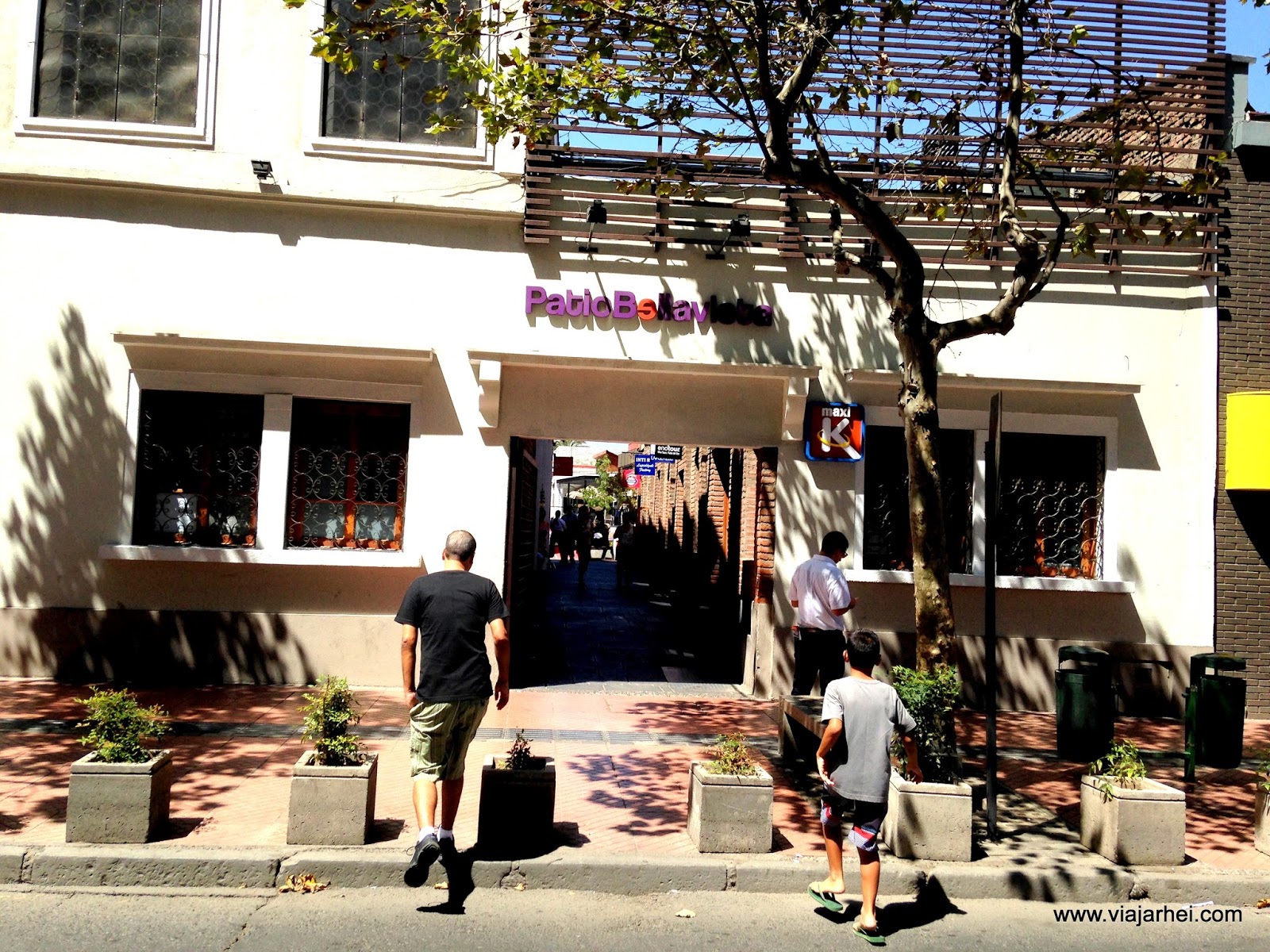 Patio Bellavista em Santigo lugar de comer e comprar Viajar hei