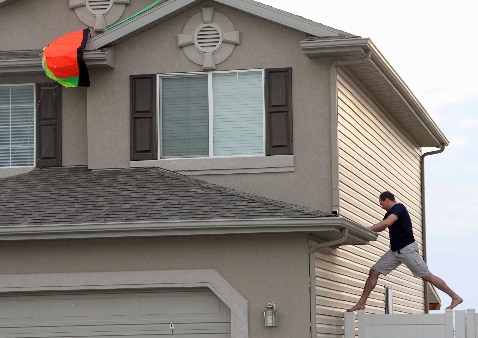 Newbry News Flying Kites Into Houses