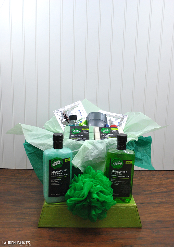 A Sensible, "Scentsable" Gift Basket for Him - This sensible gift basket is the perfect way to spoil the man in your life, giving him items he'll need and love!