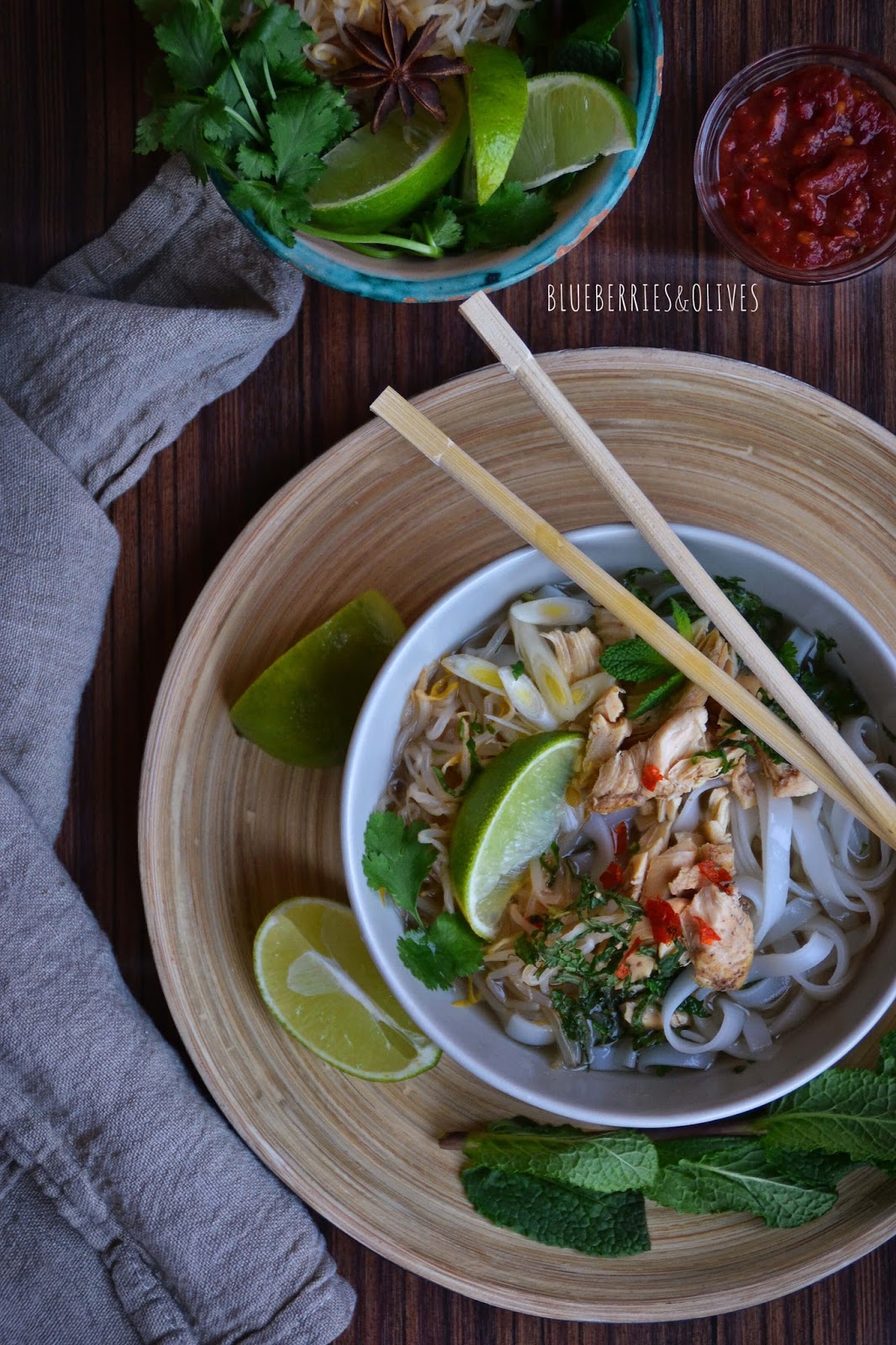 PHỞ GÀ: Vietnamese chicken noodle soop