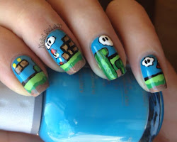 super mario nail designs 5