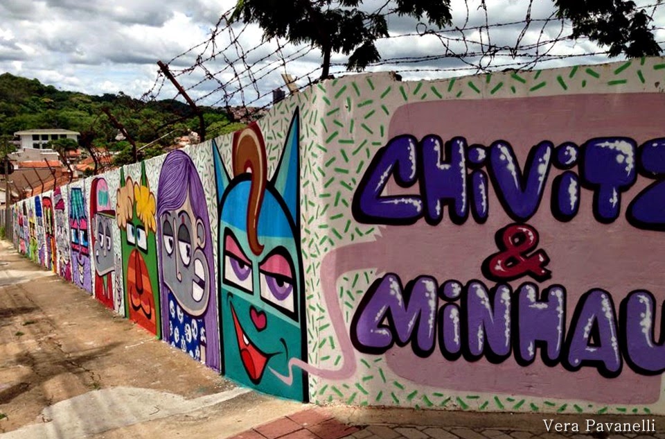 Guia TurÍstico Piracicaba Grafitti De Chivitz And Minhau No Muro Do Regatas