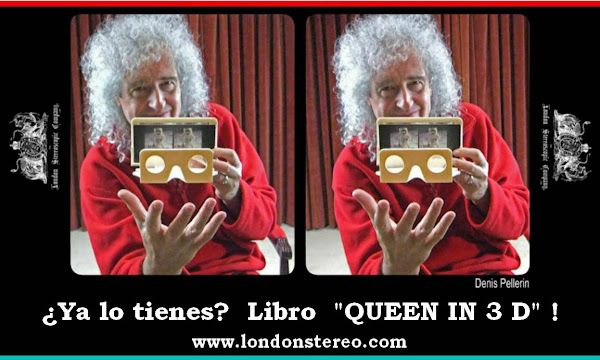 Libro fotos 3D de Queen a cargo de Brian May y su compañía LSC