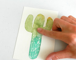 cactus watercolor paint ways light paints depth landscape step start need create