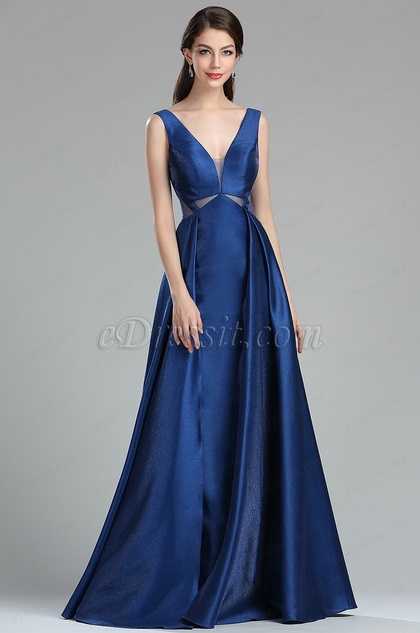  eDressit Fancy Blue Occasion Evening Dress for Women