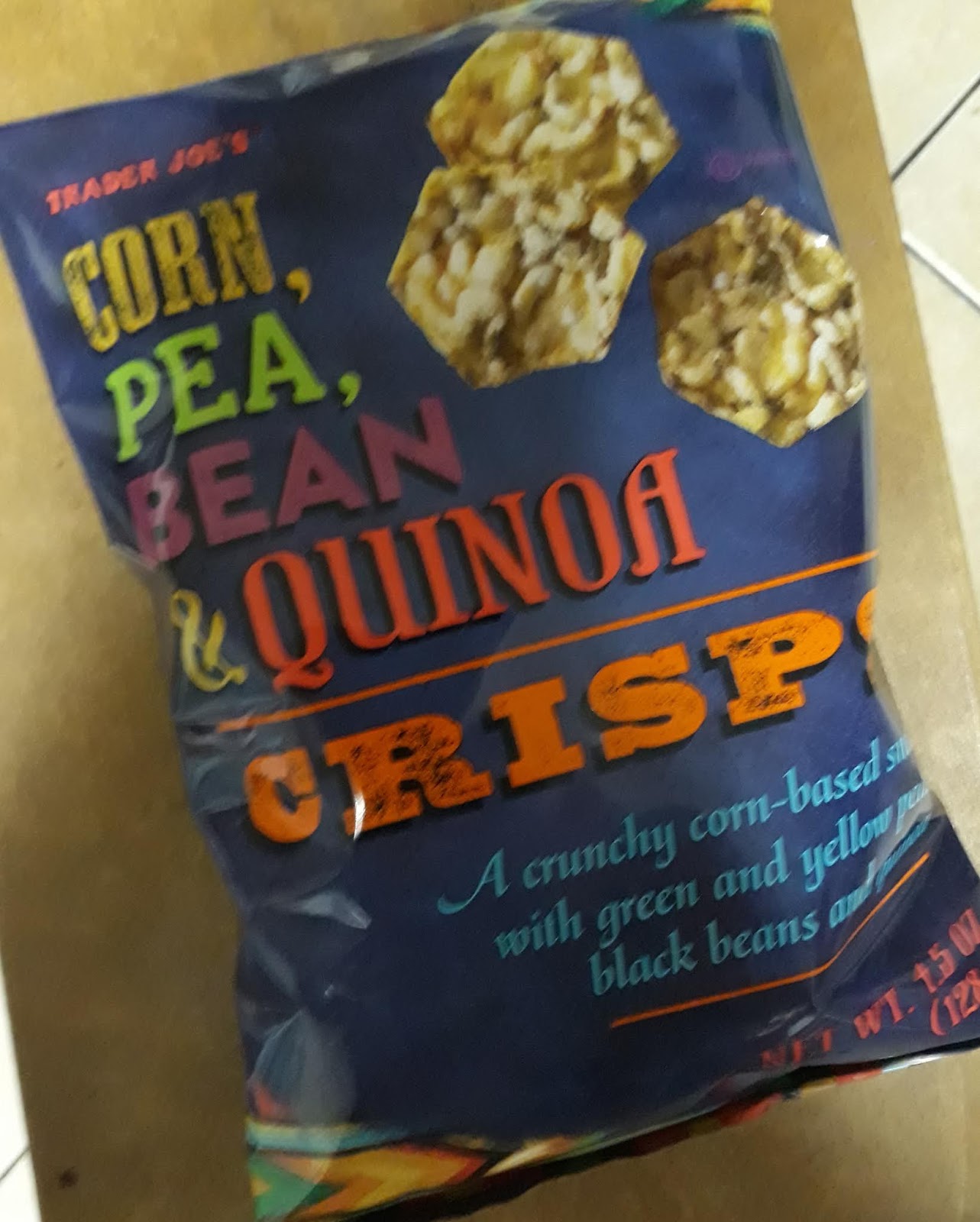 What's Good at Trader Joe's? Trader Joe's Corn, Pea, Bean & Quinoa Crisps
