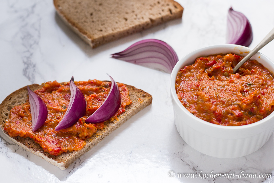 Vegetable spread Cooking with Diana