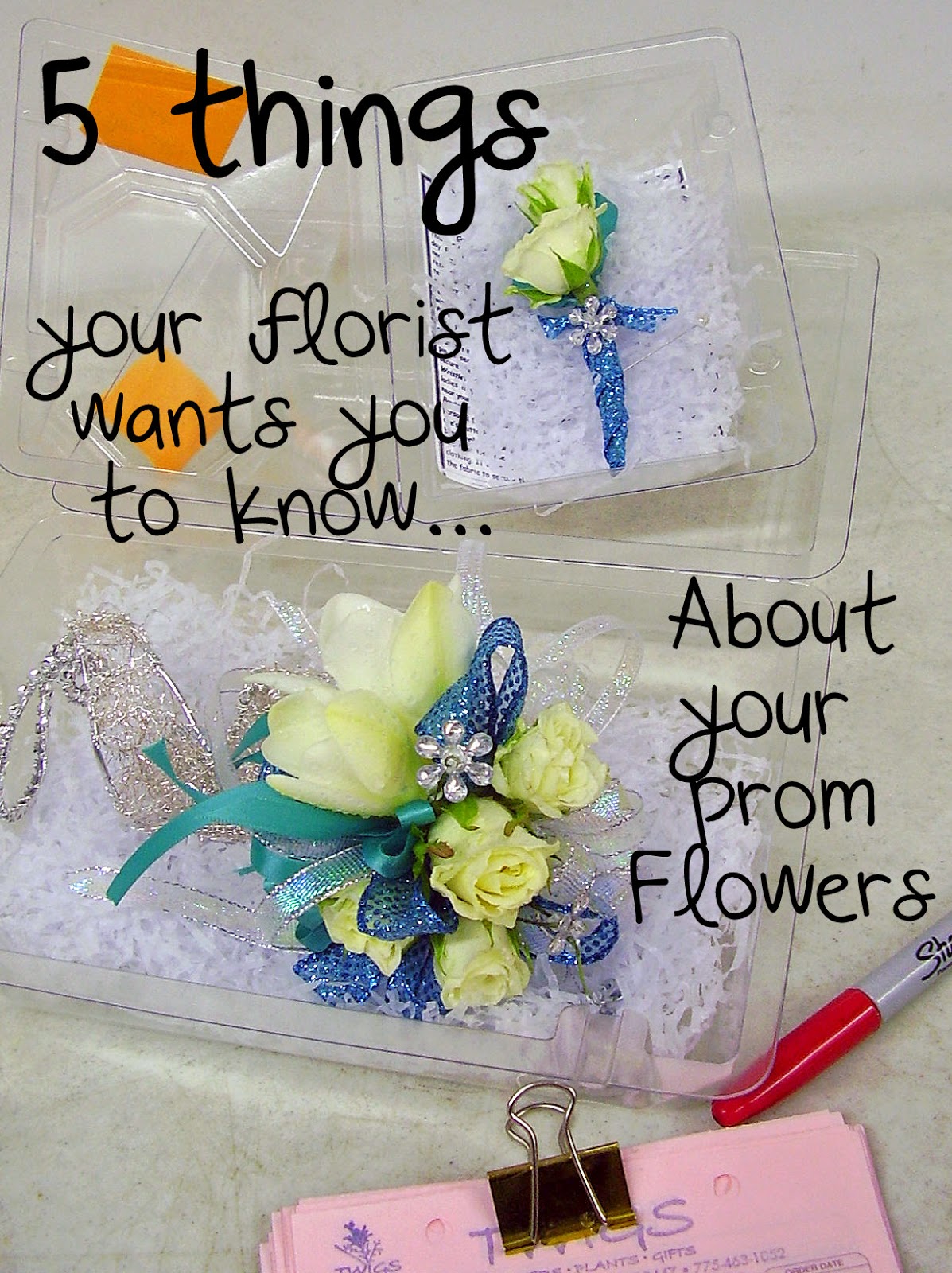 5 things your florist wants you to know..#Prom #PromFlowersBlog