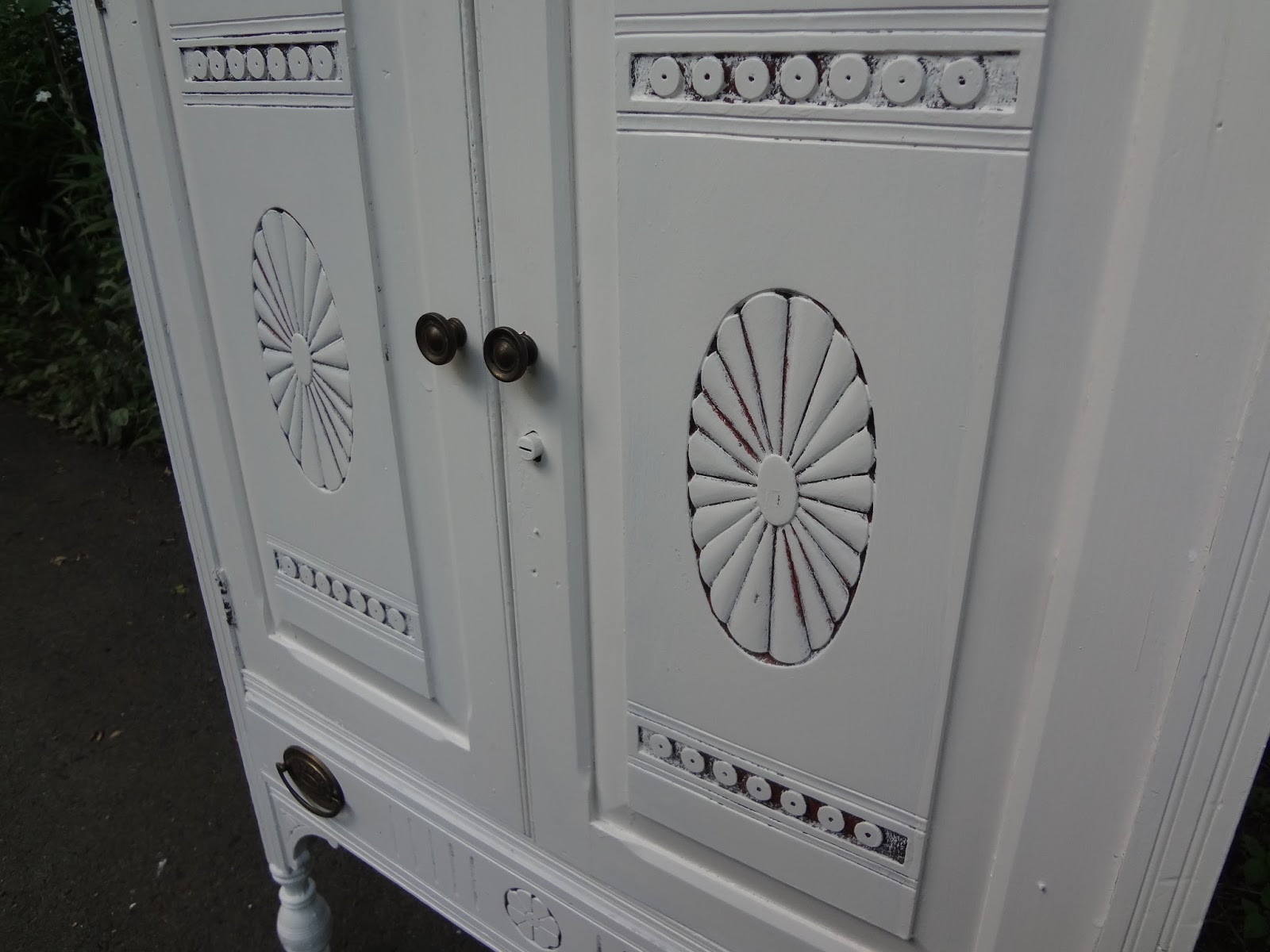 Heir and Space An Antique White Cupboard