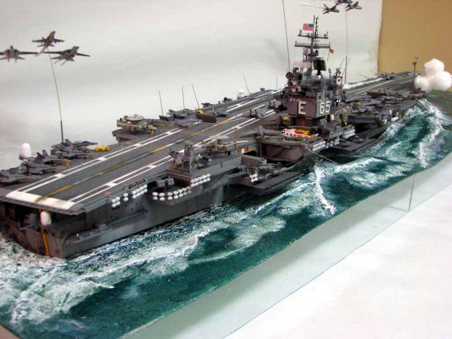 The Feral Irishman Amazing Aircraft Carrier Model USS Enterprise...