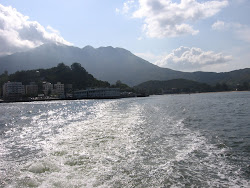 Leaving Moi by ferry.