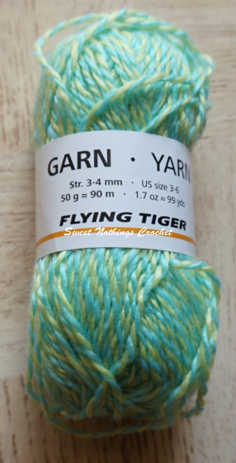 Sweet Nothings Crochet: FLYING TIGER SCARF