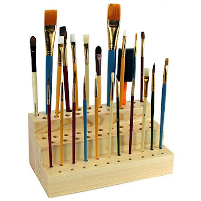 Shop Nile Corp Wooden Cosmetic Brush Organizer
