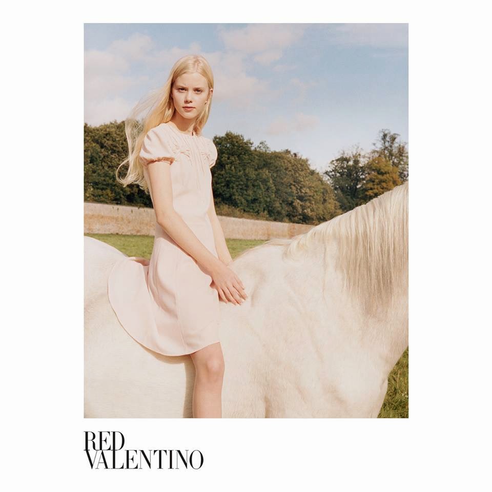 Amalie by Venetia Scott for Red Valentino S/S 2015 Campaign - The Front Row View