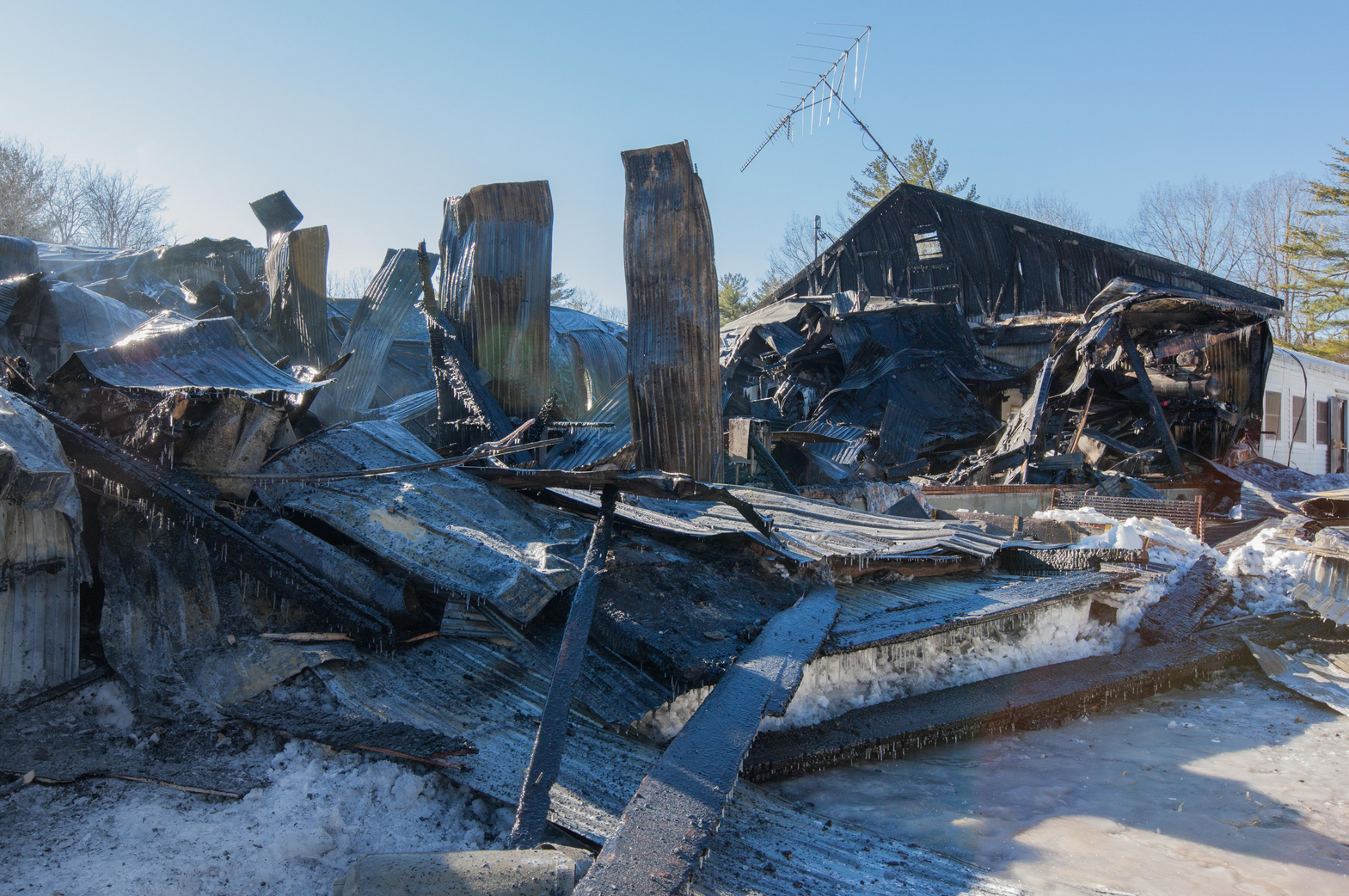 MEC&F Expert Engineers FIRE THAT DESTROYED ALL SNOW PLOWS IN HENNIKER