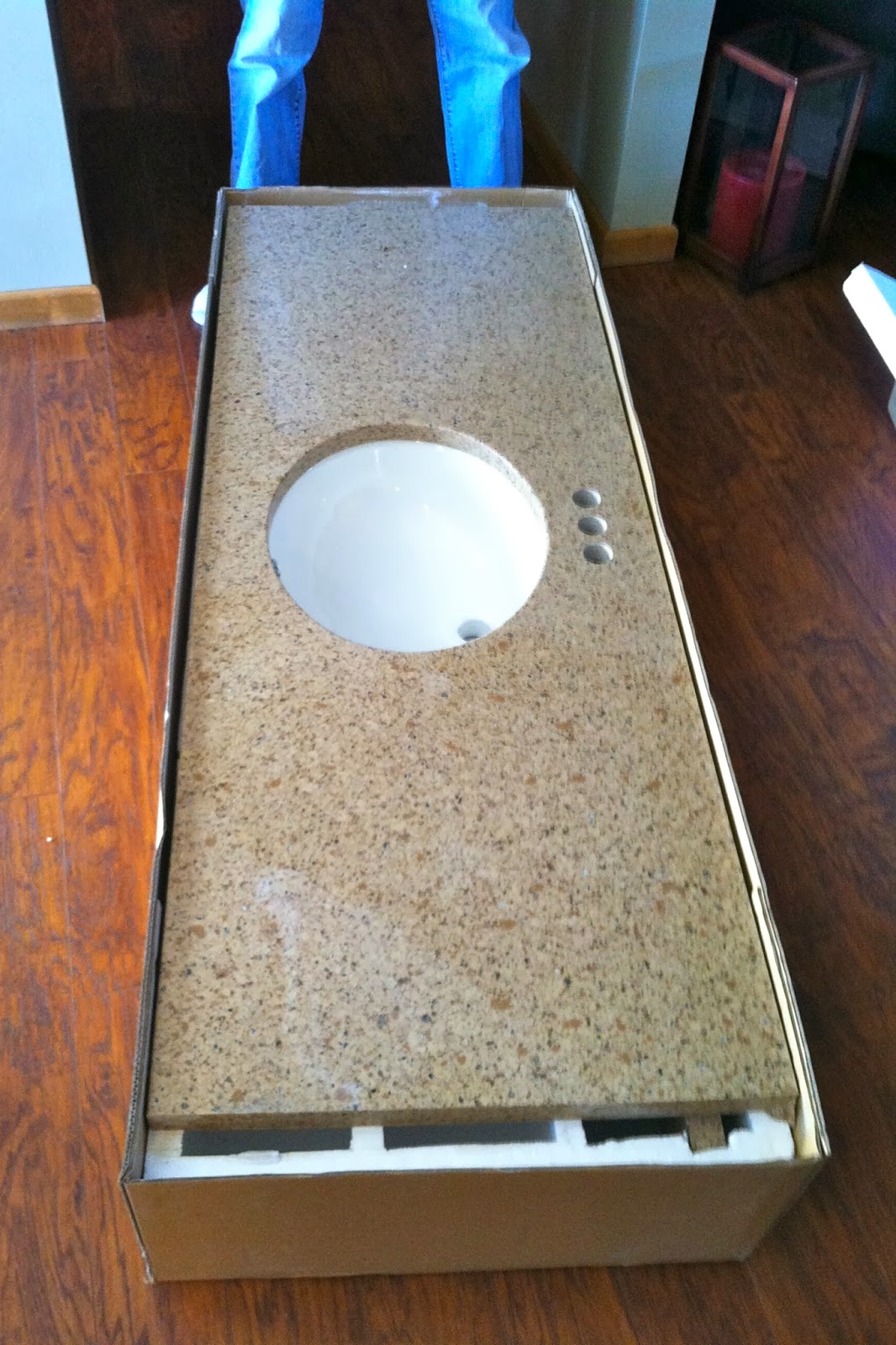 DIY Why Spend More Cutting a quartz countertop to size