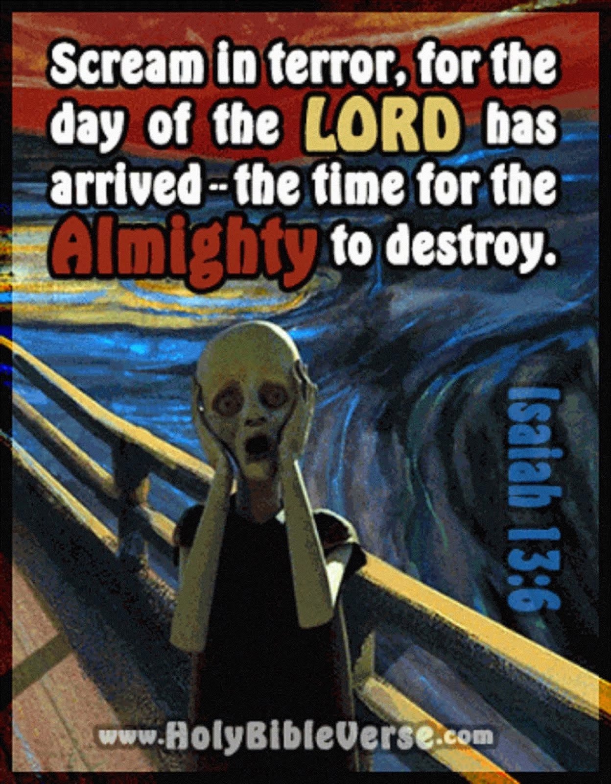 DAY OF THE LORD A TIME FOR THE LORD TO DESTROY