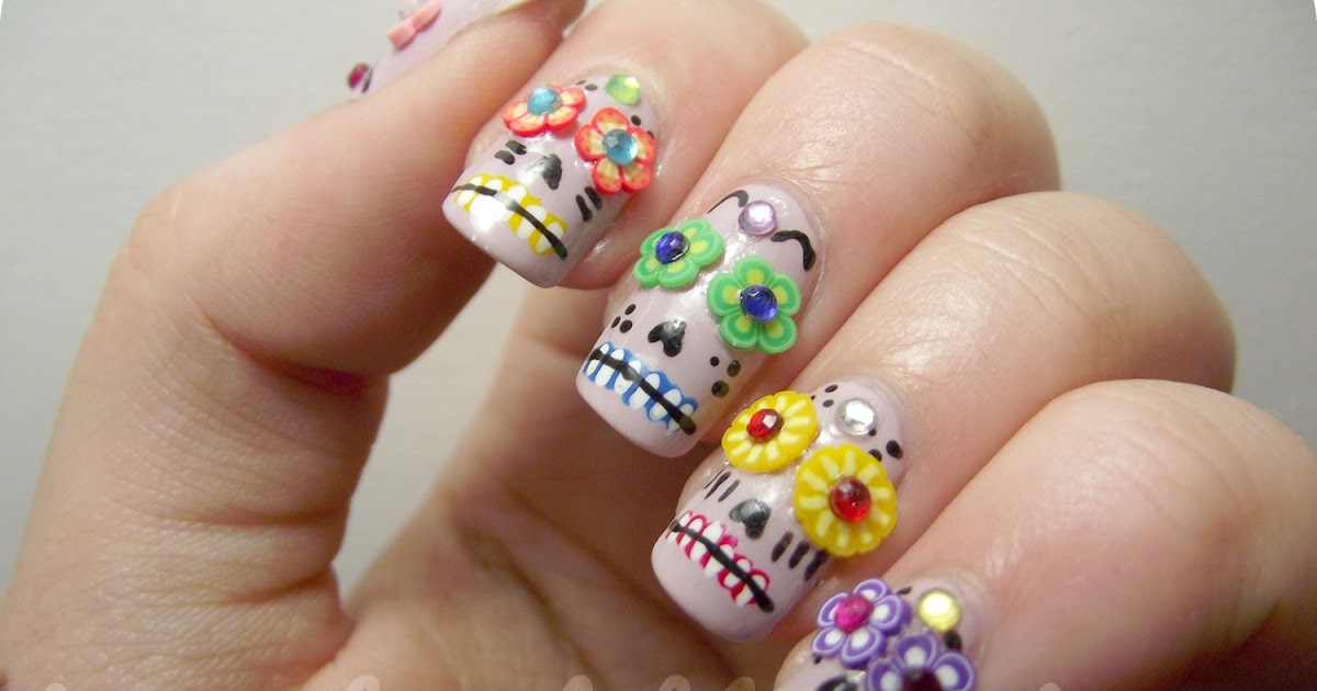 Try My Hand: NOTD : Dia de los Muertos Sugar Skulls