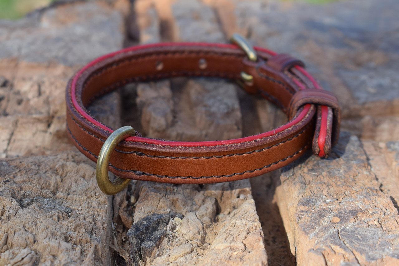 Thin Leather Dog Collar Thin Leather Dog Collar