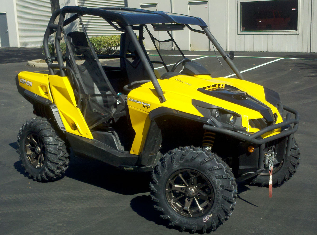 to Factory UTV's Blog Spot New Rims and Tires on the Can Am