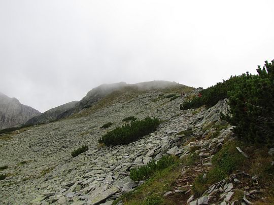 Razlozhski Suhodol (2570 m n.p.m.) widziany z Suchodolskiego Prewału.