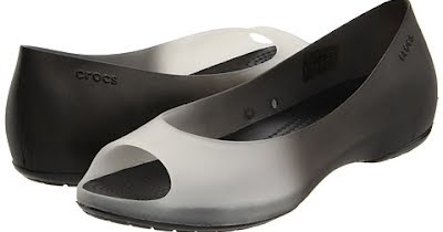 Crocs open toe flats Clearance