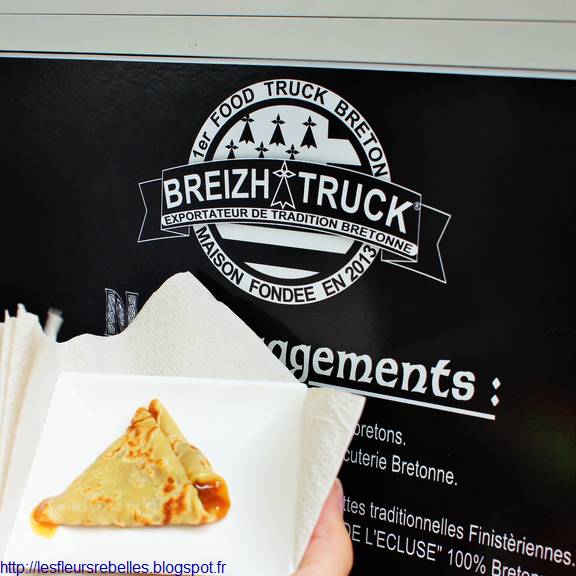 Crêpe caramel au beurre salé food truck Breizh Truck