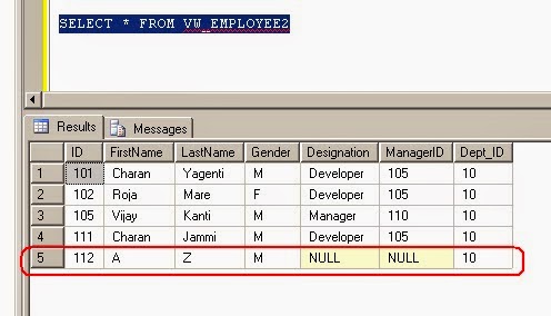 SQL Server: WITH CHECK OPTION
