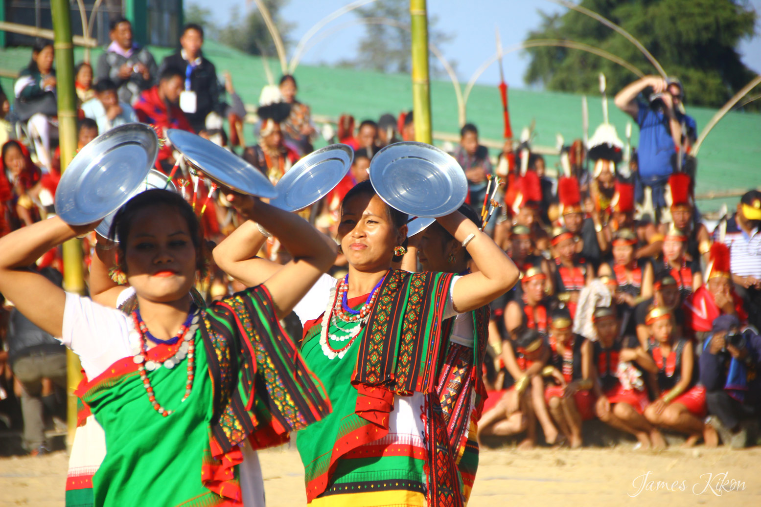 Nagaland Cultural Photos Dimasa Kachari Naga women performing