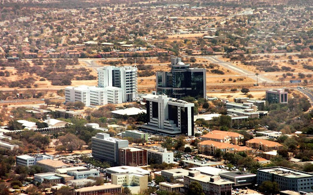 Centro de Gaborone – Botsuana